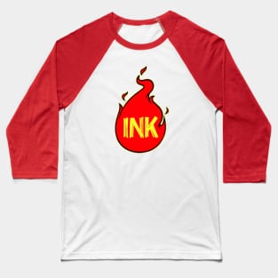 FireInk Flame Baseball T-Shirt